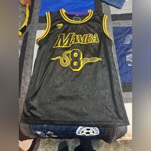Black and Yellow Mamba Basketball Jersey
